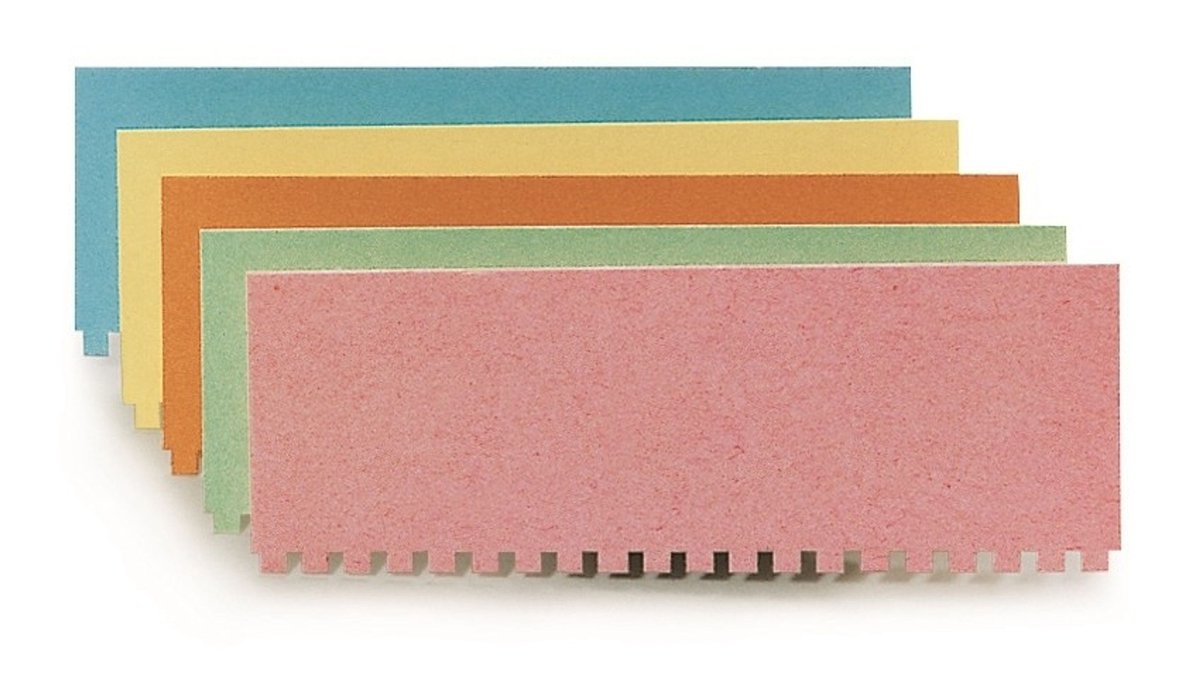 VisiPlan Blanco Kartonnen Naamstroken 76x27mm per 50 stuks GROEN