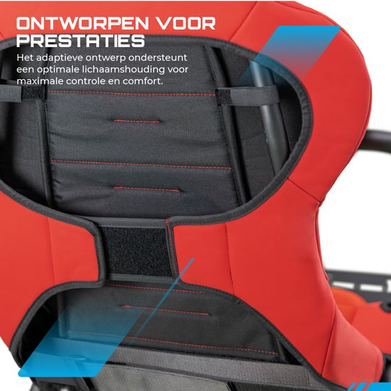 Playseat® Trophy Racestoel - Race Cockpit - Direct Drive Capable - Volledig Verstelbaar - ActiFit - Rood van Playseat® — afbeelding 2
