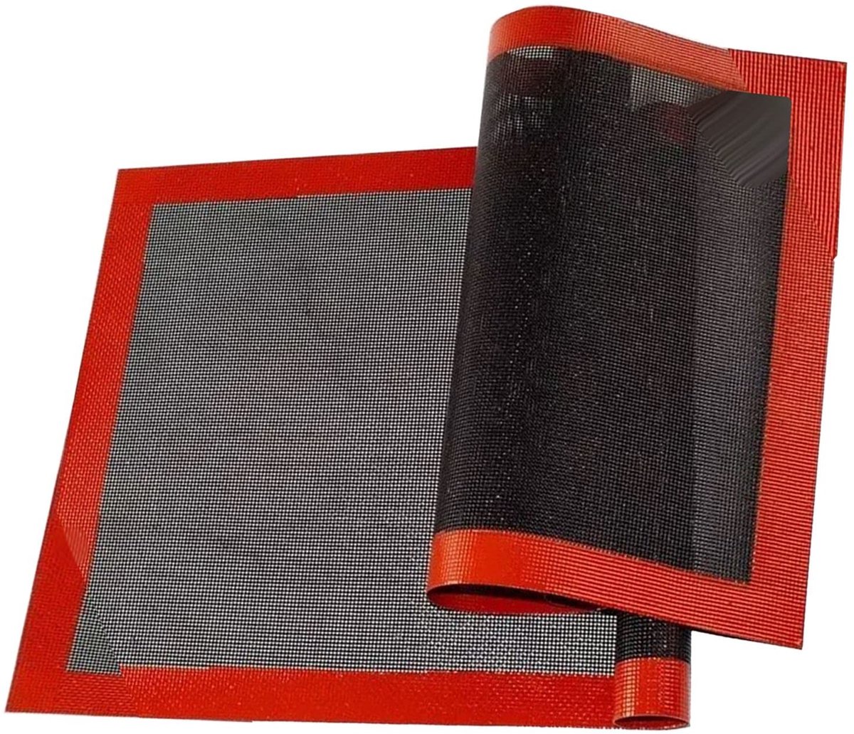 Dailygoods- Siliconen Mat - Microgeperforeerd - Hittebestendig - Herbruikbaar - 30 x 40 cm - Gemakkelijk schoon te maken - Bakmat