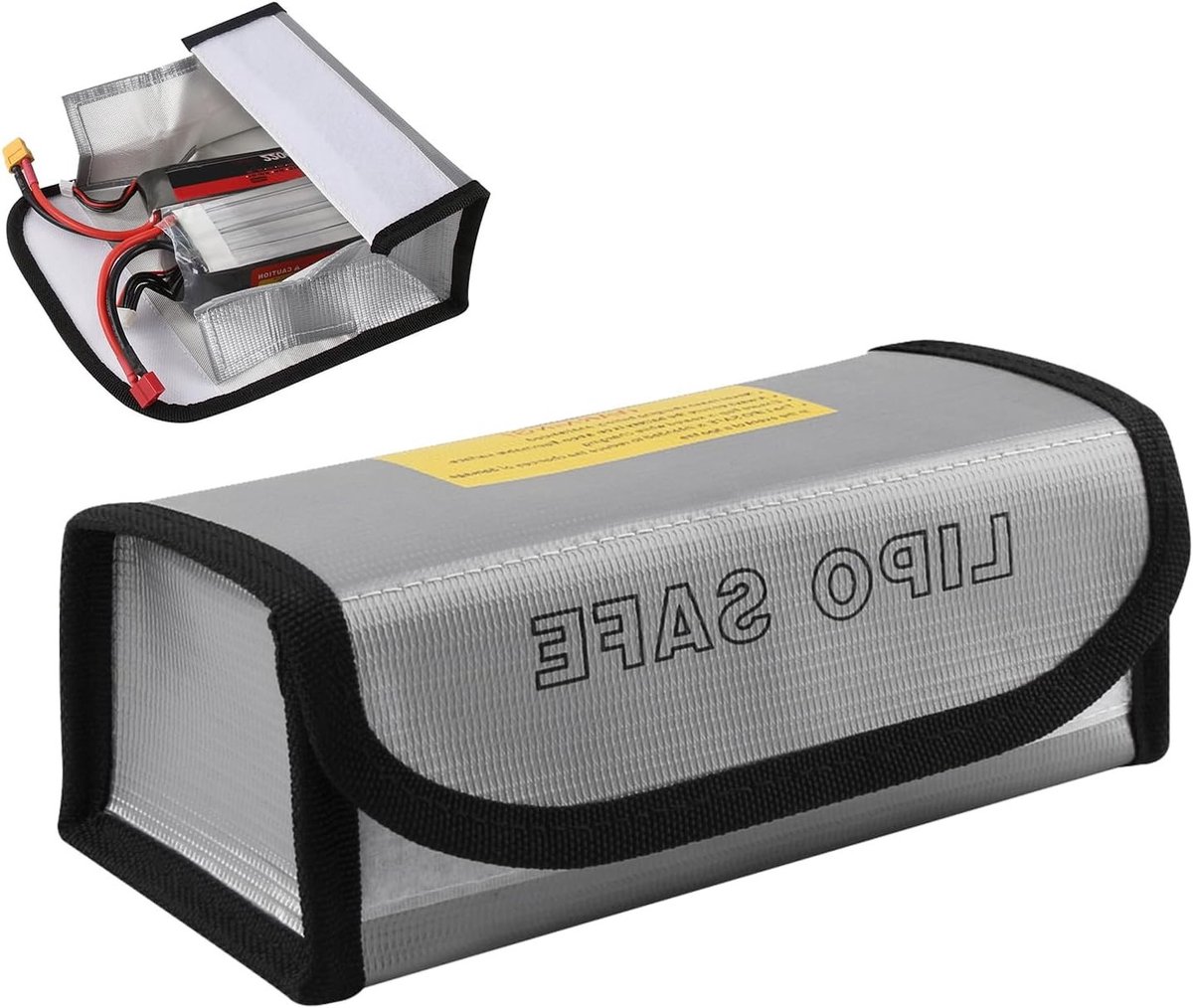 Veiligheidstas voor LiPo-batterijen, Brandwerende Tas, Explosieveilige Batterij Tas, Geschikt voor Drone en RC-toepassingen