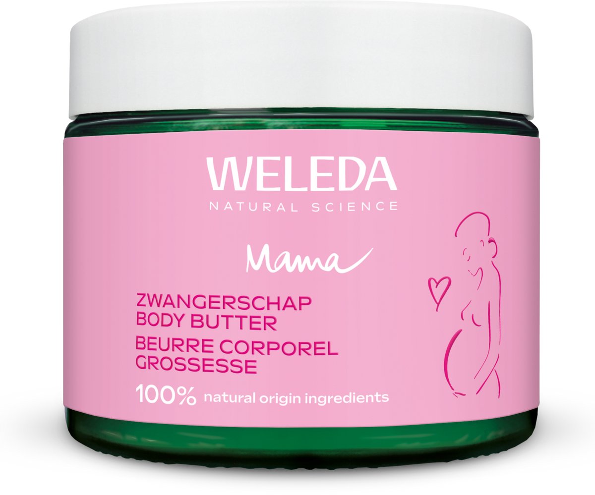 Bol.com WELEDA Zwangerschap Body Butter - Roos & Sinaasappel - Striae Voorkomen & Verminderen - 100% Natuurlijke Ingrediënten - ... aanbieding