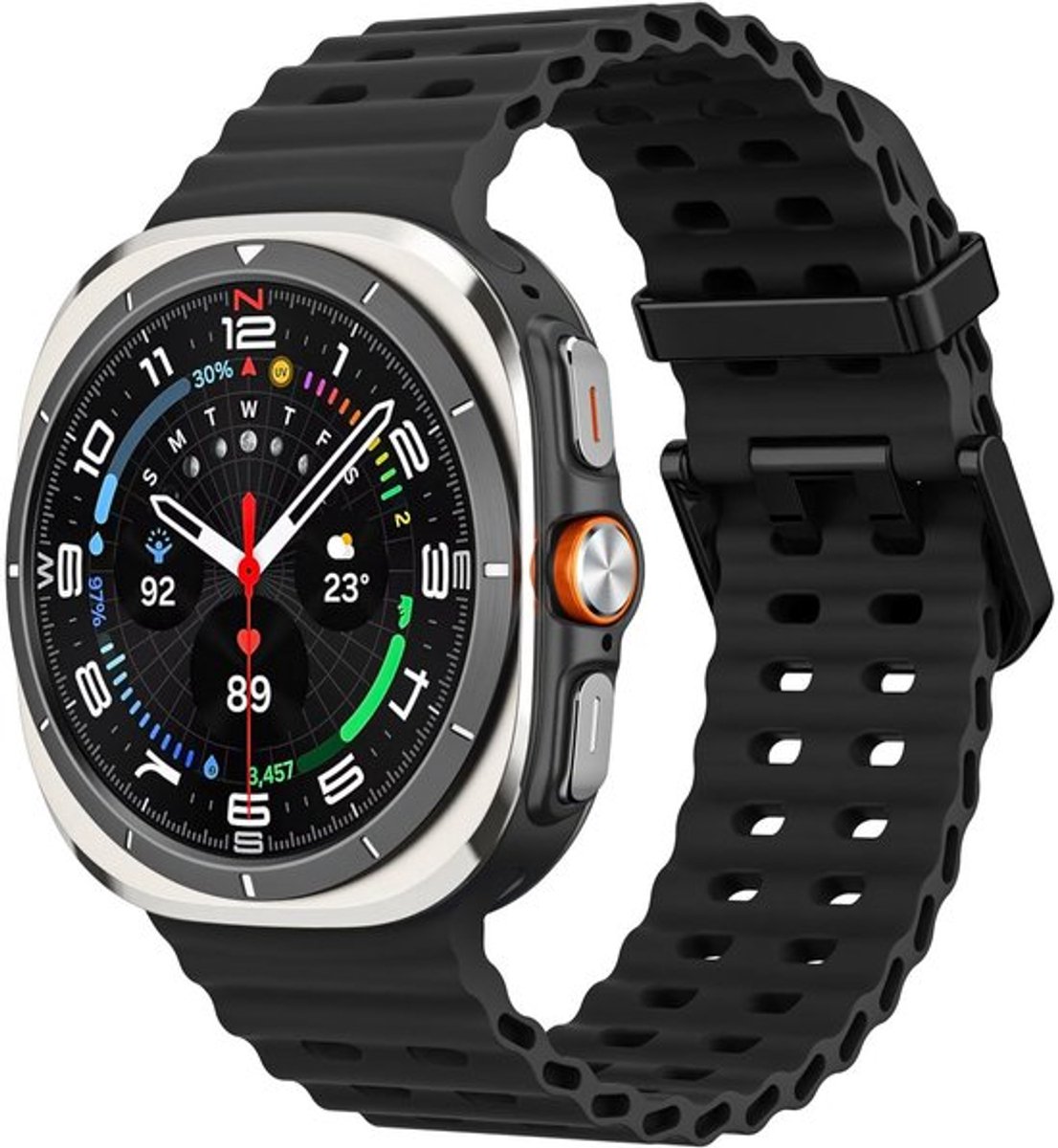 Sportieve en Ademende Silicone Horlogeband voor Samsung Galaxy Watch