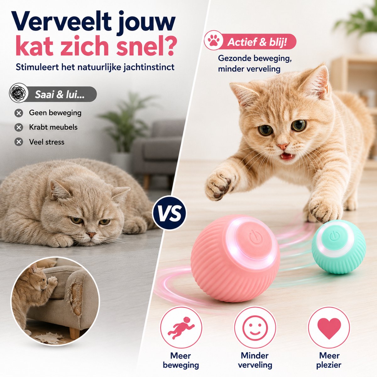 IMENGINE KoningBen Interactief Kattenspeelgoed - 2 stucks thumbnail 3