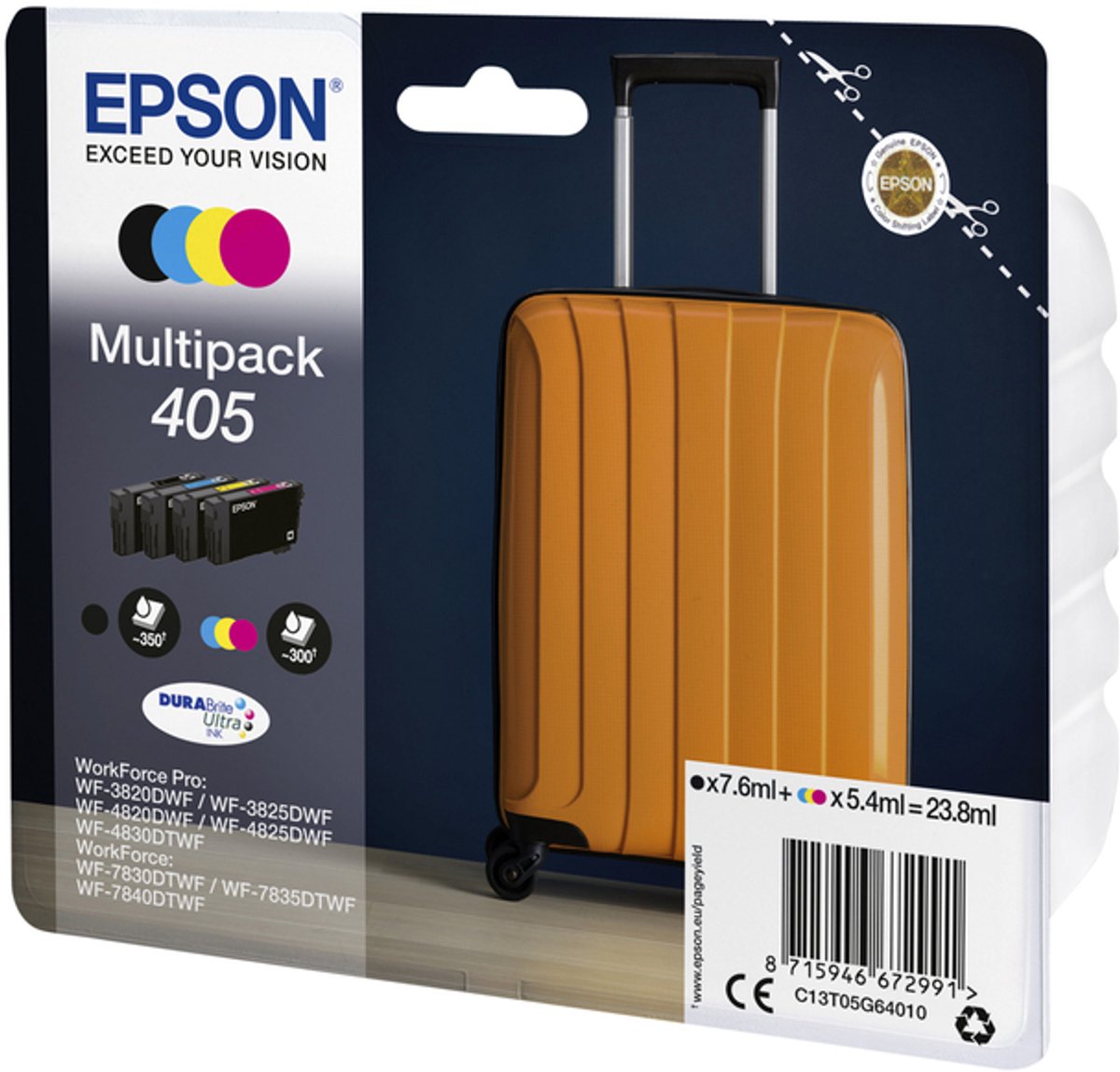 Epson 405 xl ink 4clr multipak