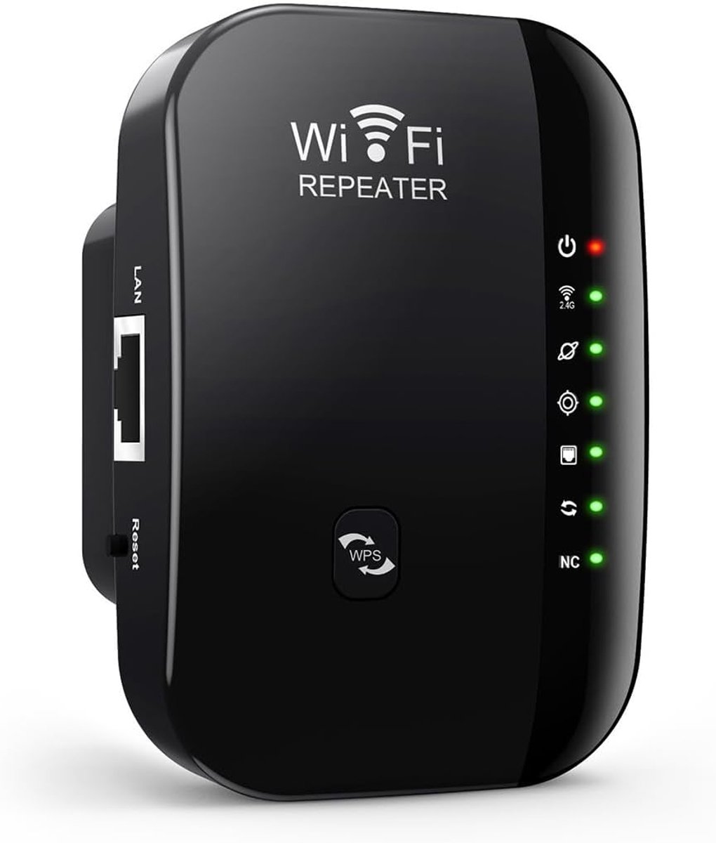 Wifi Versterker - Draadloos Netwerk - Signaal Uitbreiden - Eén Druk Installatie - Groot Bereik - Wit