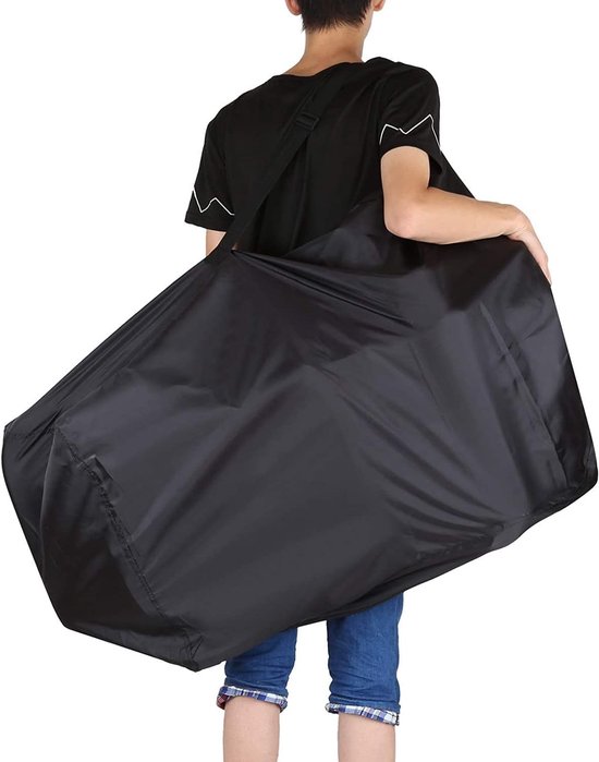 Kinderwagen draagtas - Grote capaciteit - Gemakkelijk op te bergen - Draagbaar - Perfect voor luchthavens, treinstations en autoritten - 114*33*50 cm - Zwart — afbeelding 3