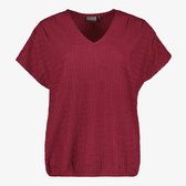 TwoDay dames T-shirt bordeauxrood - Maat L