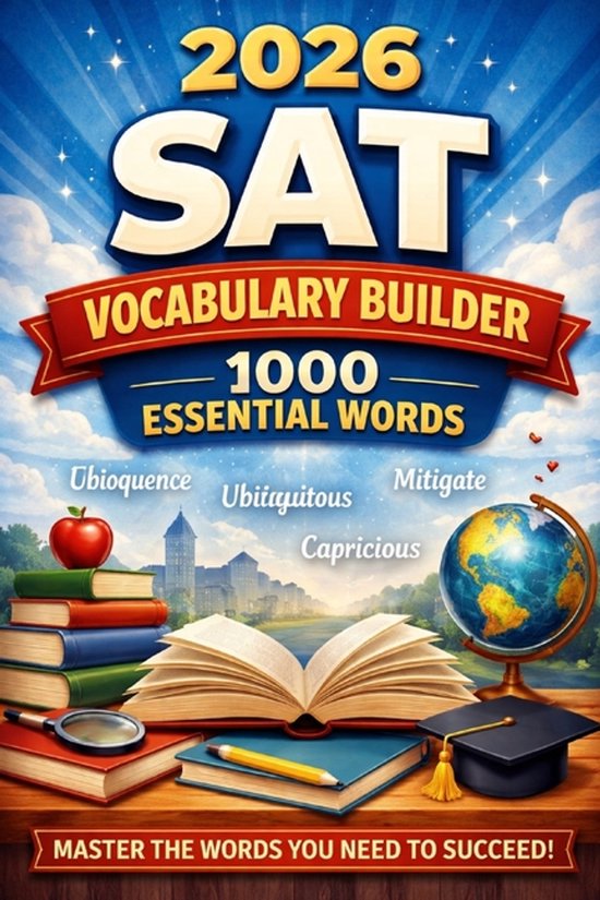 Master the Sat: Complete Prep- 2026 SAT Vocabulary Builder 1 ... - cover