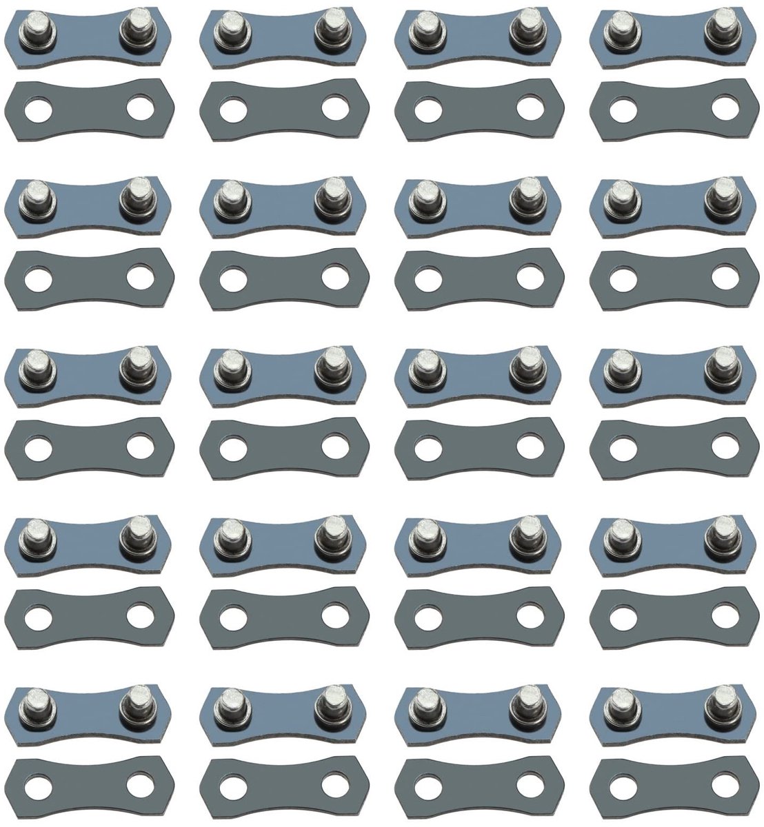 VLEMICO- Zaagketting 20 Stuks - Kettingschakels 3/8LP - Geschikt voor 33 tot 70 Schakels - Dikte 1,3 mm - Robuust en Duurzaam - Eenvoudig te Installeren - Kettingzaag