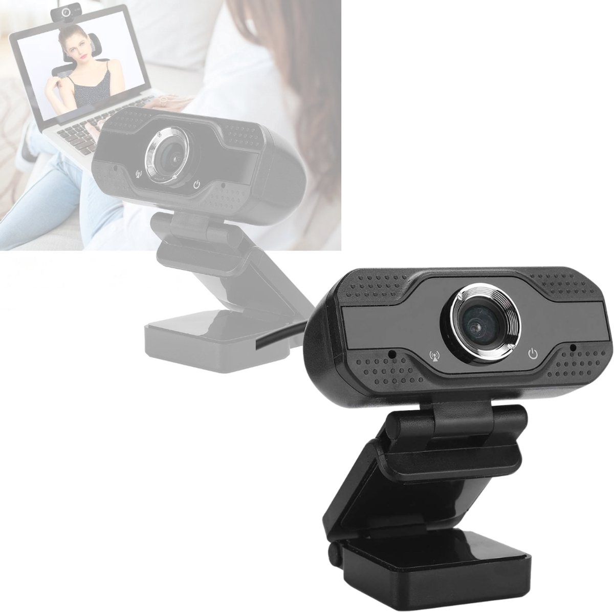 CLVP® Webcam Voor PC – Streaming Camera – Camera Met Microfoon