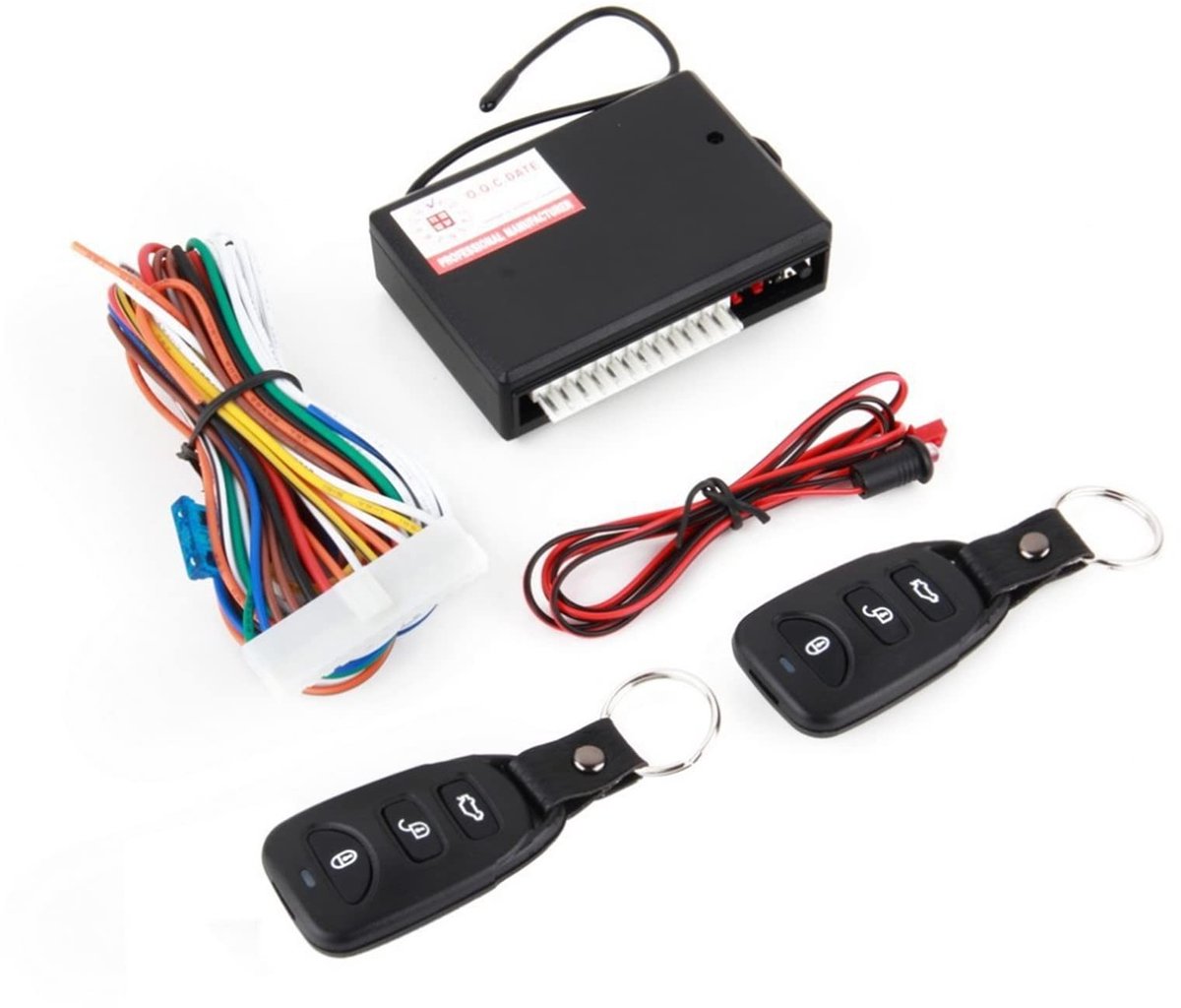 SMOAKEZ - Universele Auto Alarmsystemen - Anti Diefstal Beveiliging - Keyless Entry Systeem - Centrale Vergrendeling - Afstandsbediening - Geschikt...