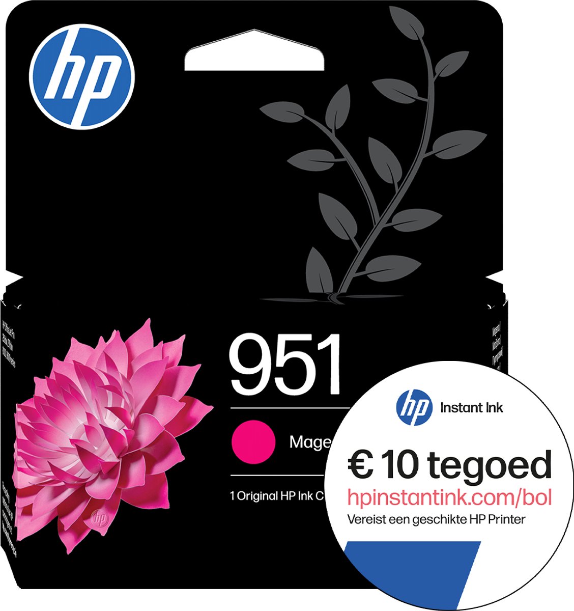 HP 951 - Inktcartridge Magenta + Instant Ink tegoed