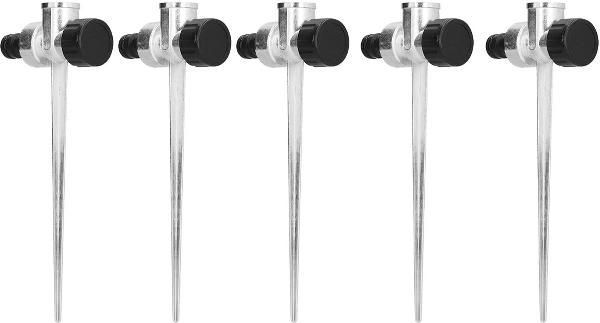 Dailygoods- Gazon Sprinkler - 5 Stuks - Metalen Connector - Watering Sprinkler - Gras Irrigatie - Binnendraad/Externe Draad - Tuinsproeier