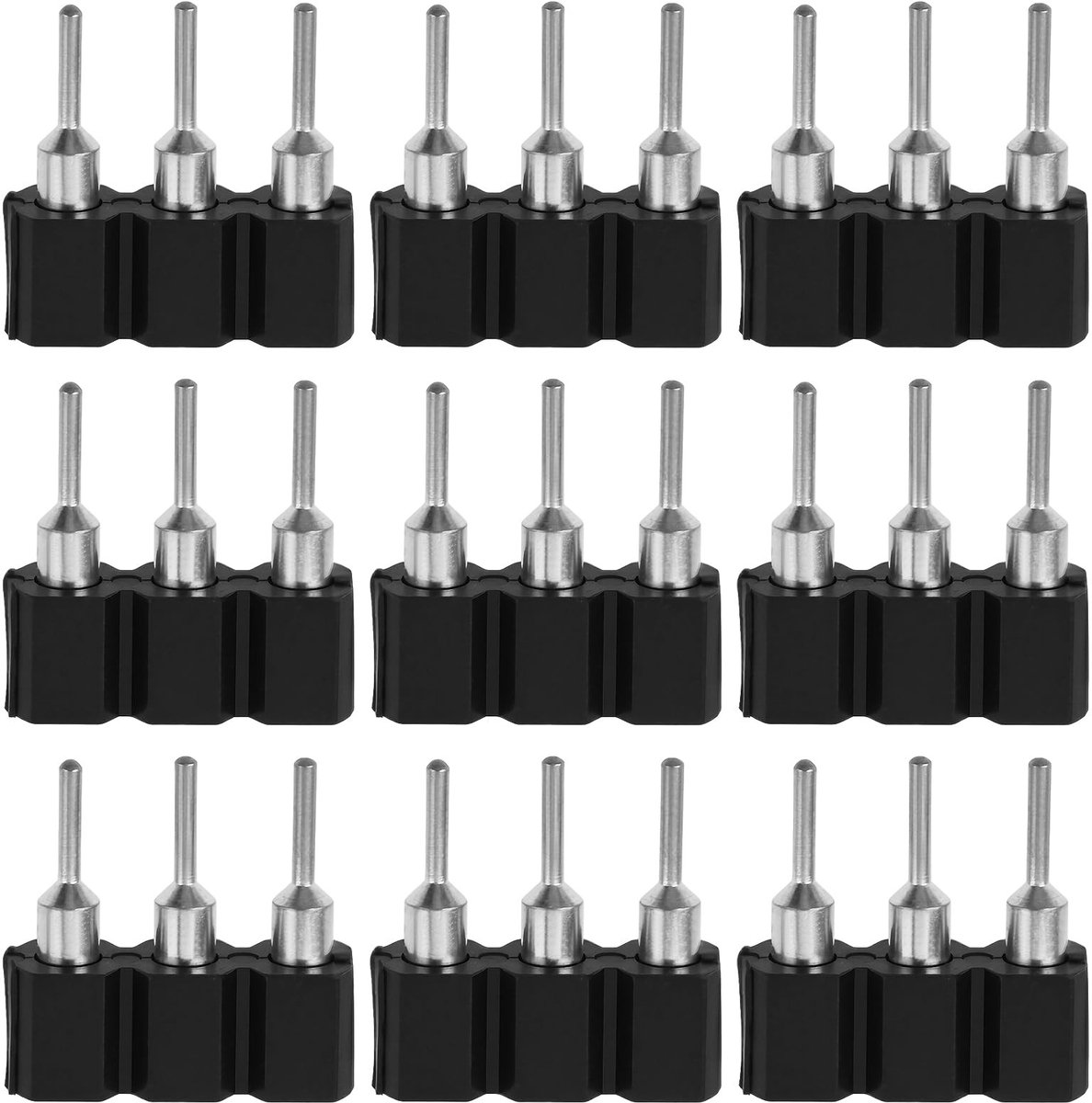 JHUBERS- Transistor Socket 40 Stuks - 3Pin/2.54mm - Compatibel met Fuzz Gitaareffectpedalen - Geschikt voor PCB/Vero-boards - Plug-in Ontwerp - Duurzaam Materiaal - Transistorhouder
