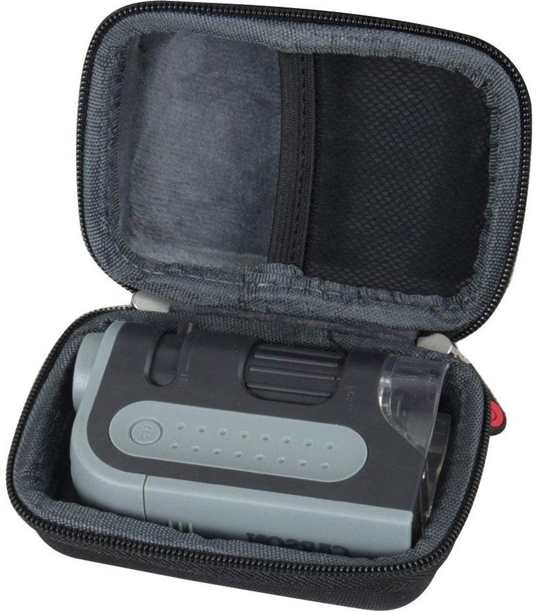 Draagbare EVA Reiskoffer voor LED Verlichte Pocket Microscoop met 60x-120x Vergroting, Bescherming en Opbergruimte