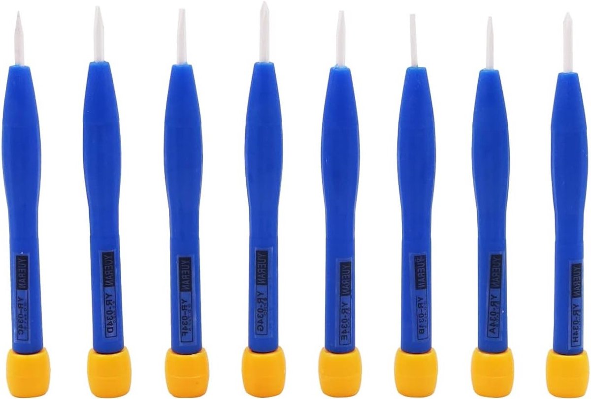 Keramische Schroevendraaiers - Precisie Set - Circuit Reparatie - Antistatisch Ontwerp - 8 Delig - Blauw