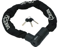 Dresco Kettingslot ART 4 - ART 4 goedgekeurd voor verzekering - Scooterslot - Motorslot - Fietsslot - 90cm lang - 10.5mm doorsnee - Zwart