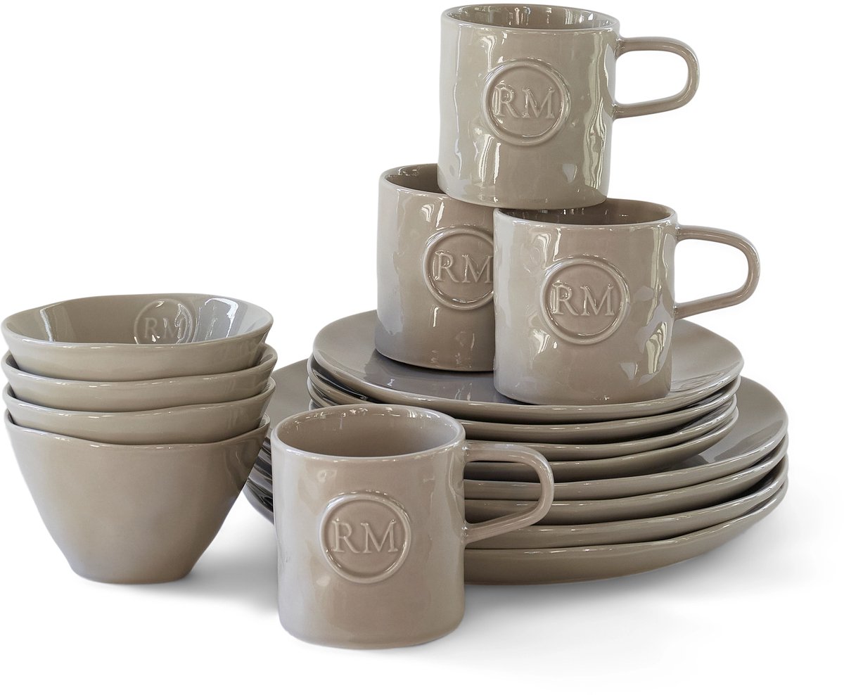 Rivièra Maison Portofine Dinnerware Set of 16 - servies set