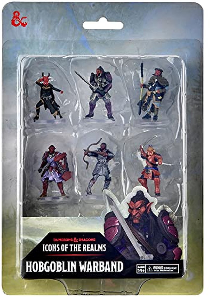 Miniatuur Figuren Set - RPG Figuren - Spel Avonturen - Voorgeverfde Miniaturen - 6 Stuks - Rood