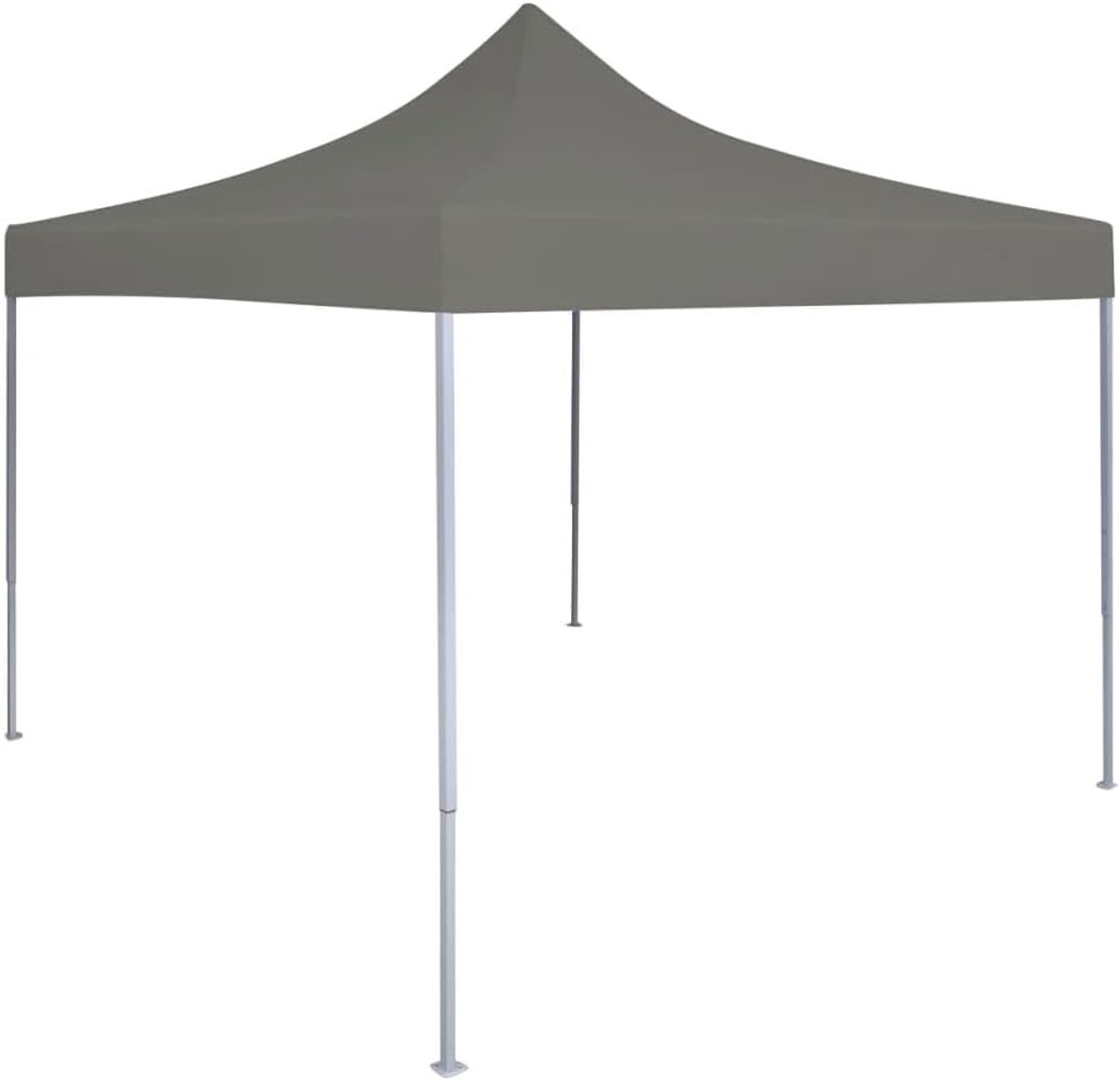Pop-up Tent - Feesttent Tuinpaviljoen - Buitenfeestjes Organiseren - Water- en UV-bestendig - 3x3 meter - Antraciet