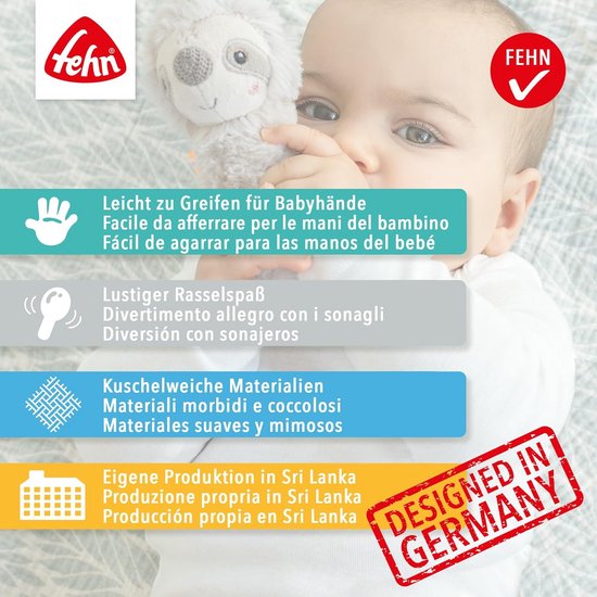 Rammelsokjes Uil - Babysokjes Rammelaar - Baby Ontwikkeling - Stimuleert Zintuigen - 0-12 Maanden - Multicolor — afbeelding 2