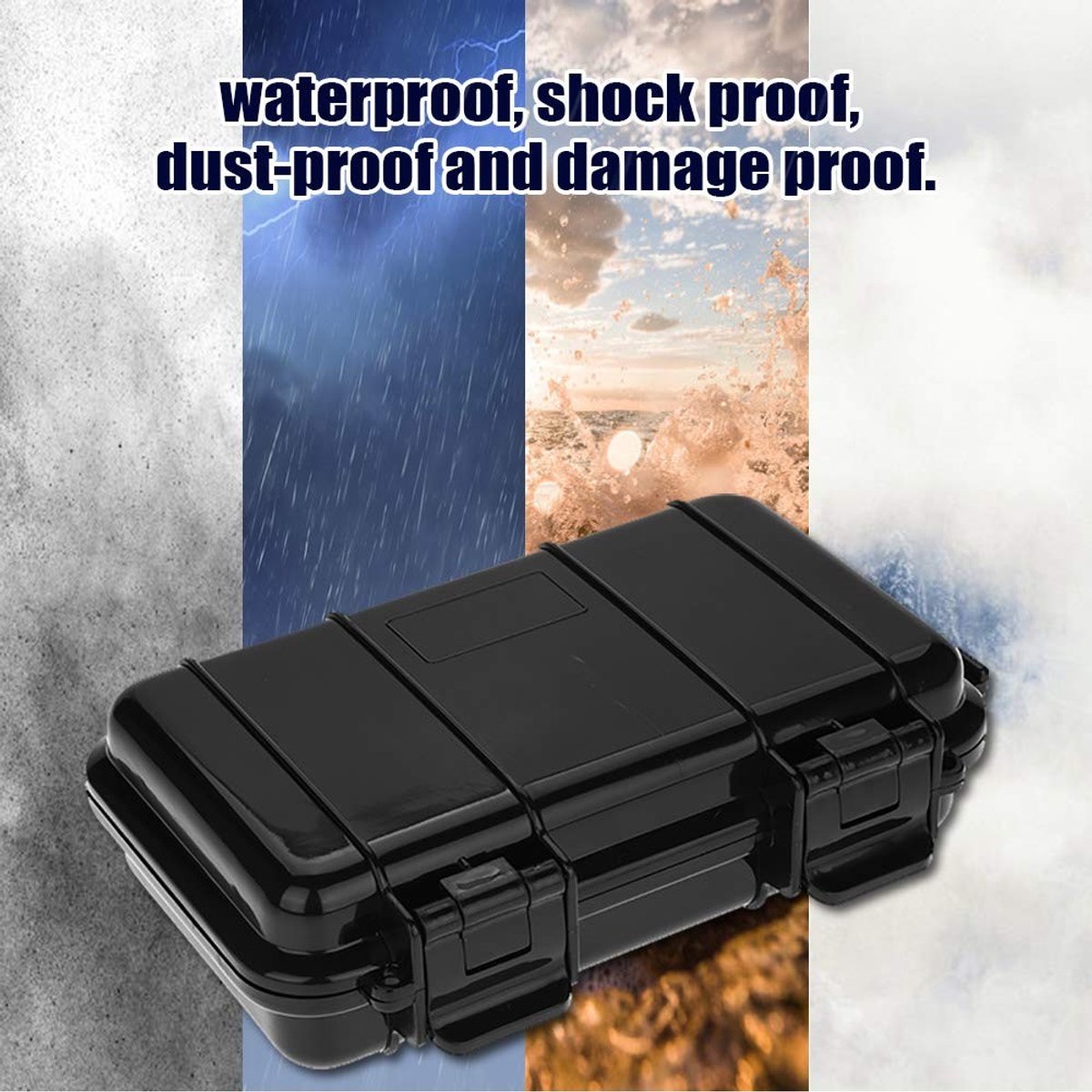 Dailygoods - Survival Opbergkoffer - Waterdicht - Schokbestendig - Draagbare Container - Bescherming voor Elektronische Apparaten - Compact Formaat -...