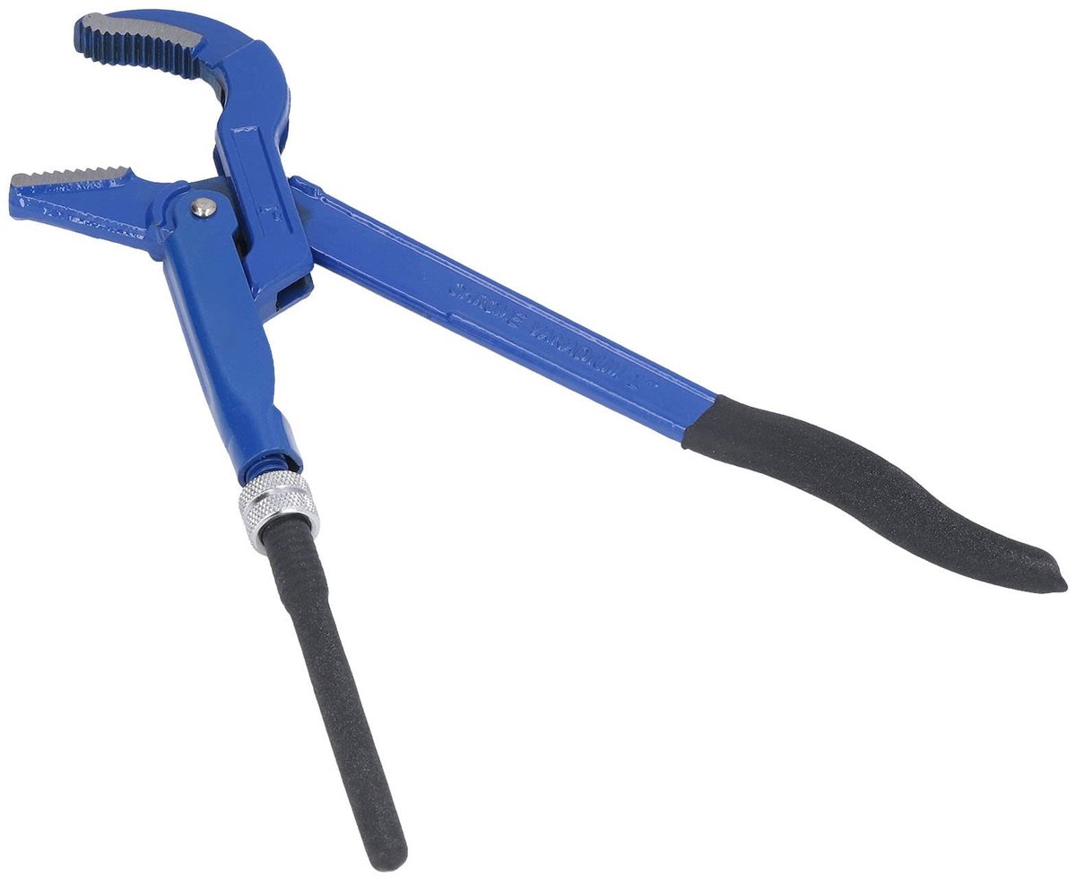 Dailygoods- Pijpsleutel Universeel - Hoog Koolstofstaal - Draaibaar - Sanitair - 25 mm - Niet Roestend - Sanitair Sleutel