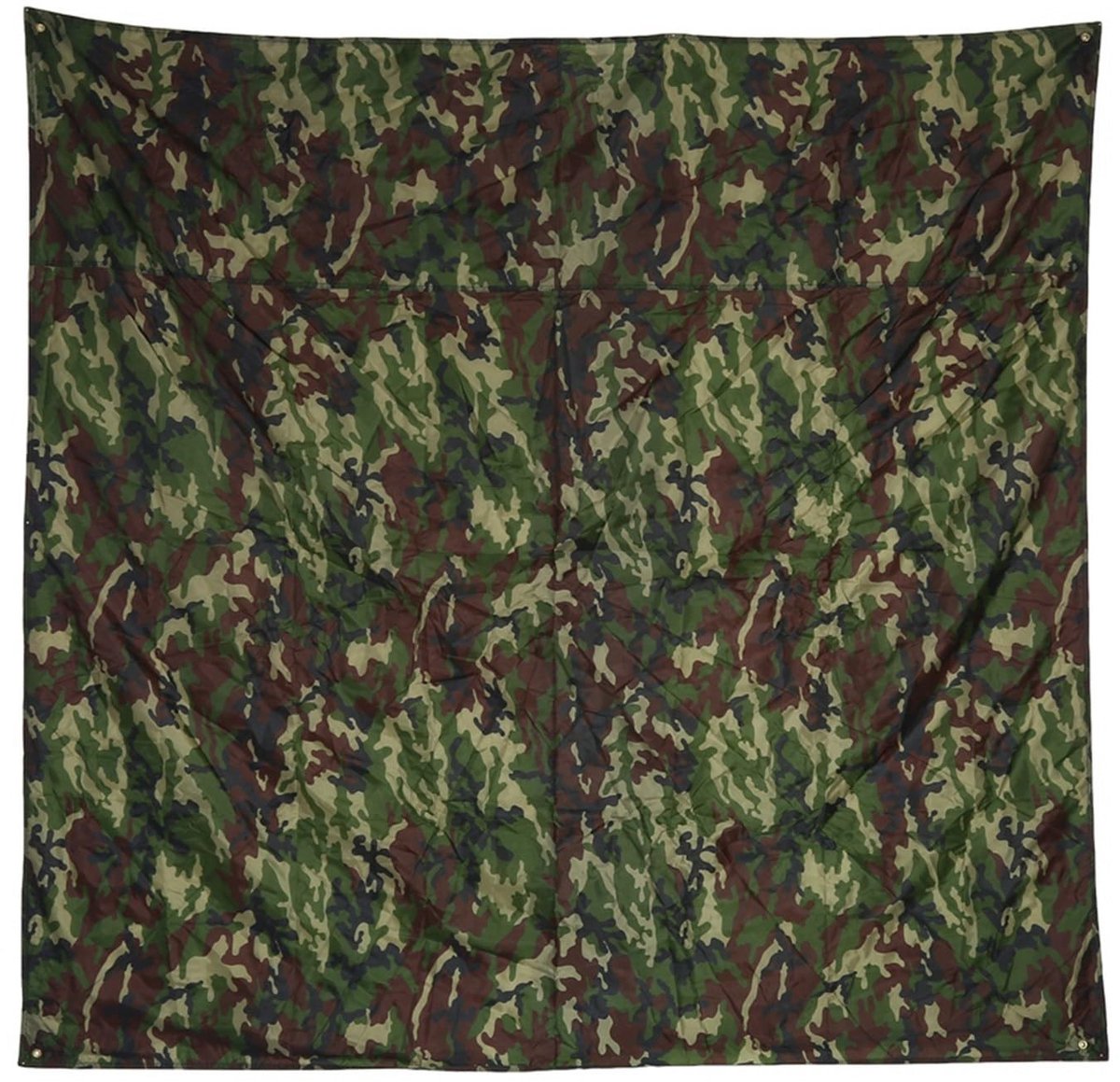 Dailygoods- Dekzeil Waterdicht - Camouflage Draagbaar - Lichtgewicht Tarp - Outdoor Mat - Regenbestendig - Afmetingen 2x1,43m - Tent