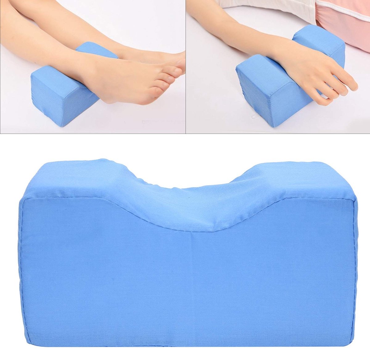 Dailygoods- Hielkussen Zacht Schuim - Hielkussentjes voor Ondersteuning - Hielbeschermers - Voetensteun - Antislip Hielkussentjes - Ondersteuning bij Blessures - Voetkussen