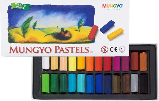 Zachte Pastelkrijt - Kleurkrijt Set - Artistiek Maken - Niet-giftig Formule - 24 Kleuren - Assorti — afbeelding 3