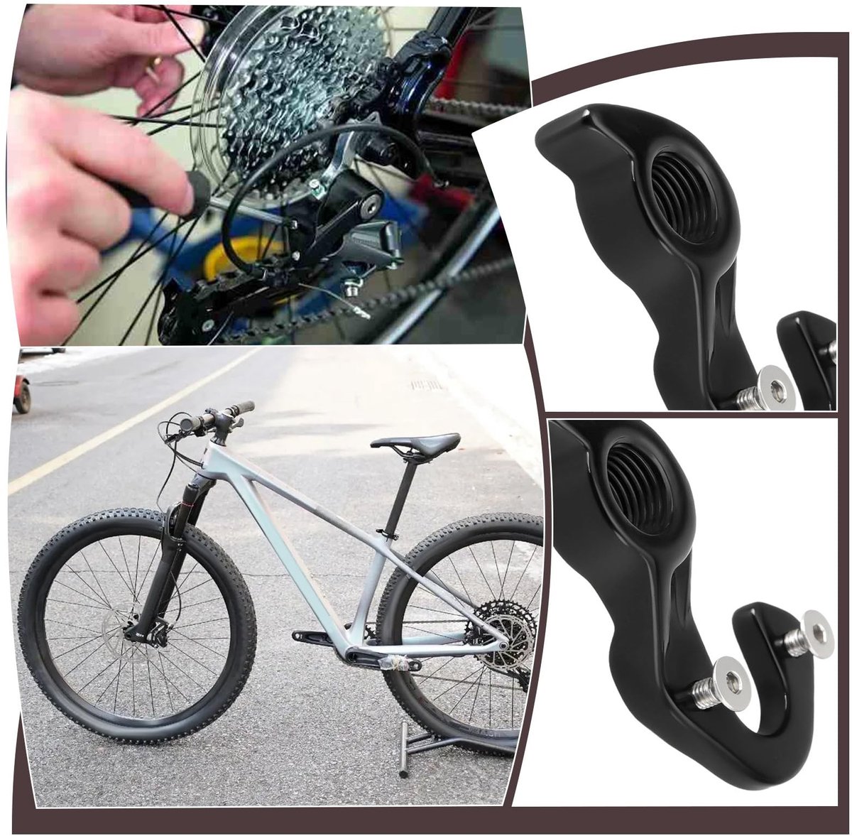 Dailygoods- Derailleurhanger Aluminiumlegering - Achterderailleur Hanger - Fiets Staart Haak - Compatibel met CUBE - Duurzaam - Mechanische Shift Haak - Fietsderailleur