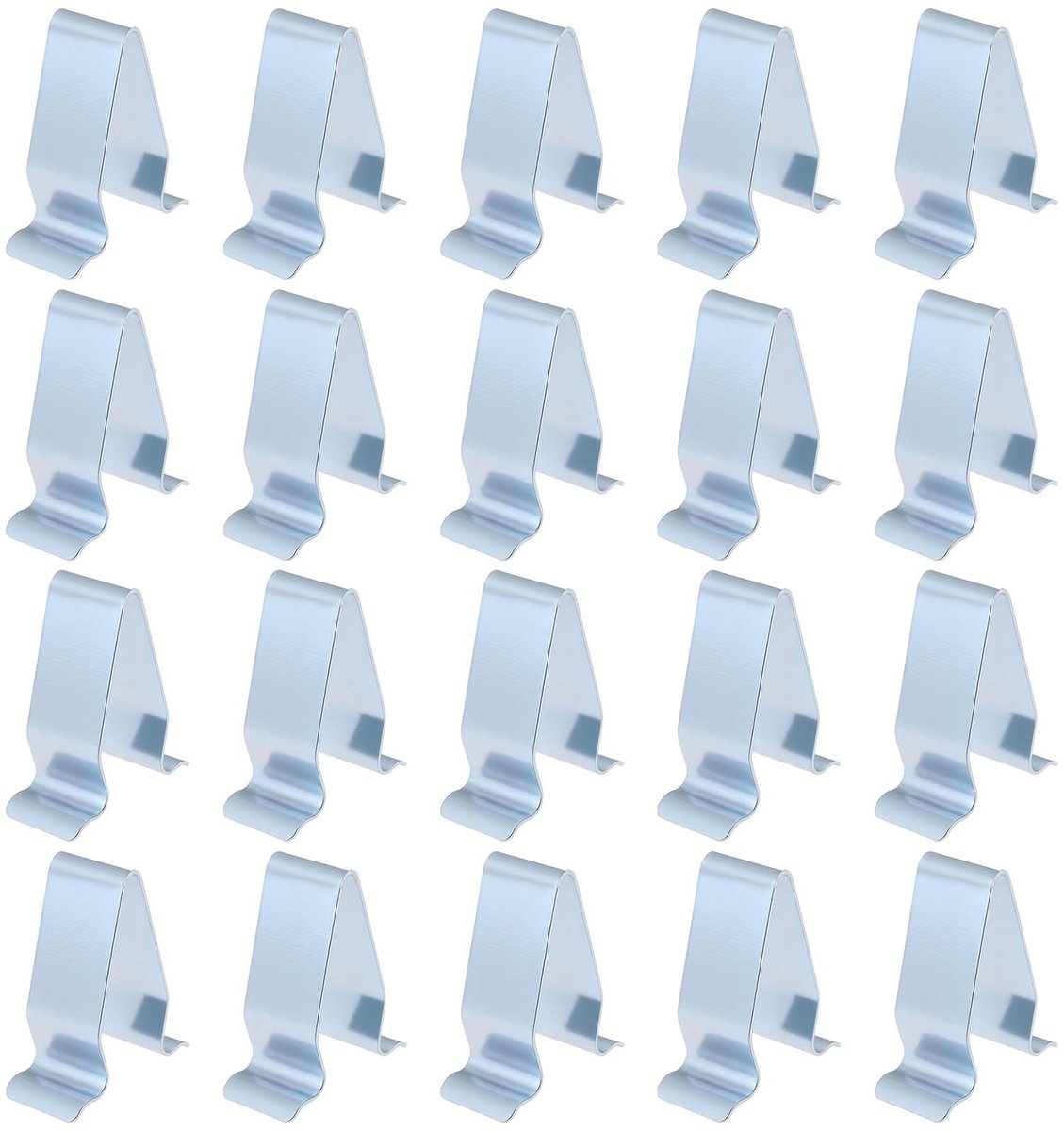 Dailygoods- Achterklep Clips 20 Stuks - Bevestigingsclips Auto - Compatibel met Skoda 100/105/120/110 - Eenvoudig te Installeren - 22 mm Lang - Hoogwaardige Materialen