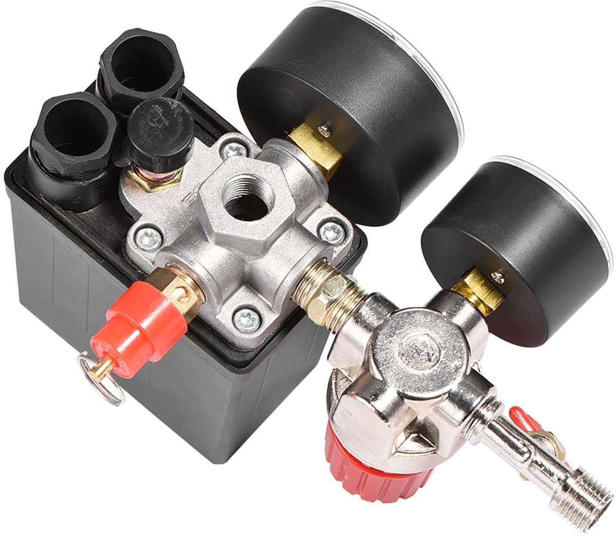 Dailygoods - Regelklep voor Luchtcompressor met Meter