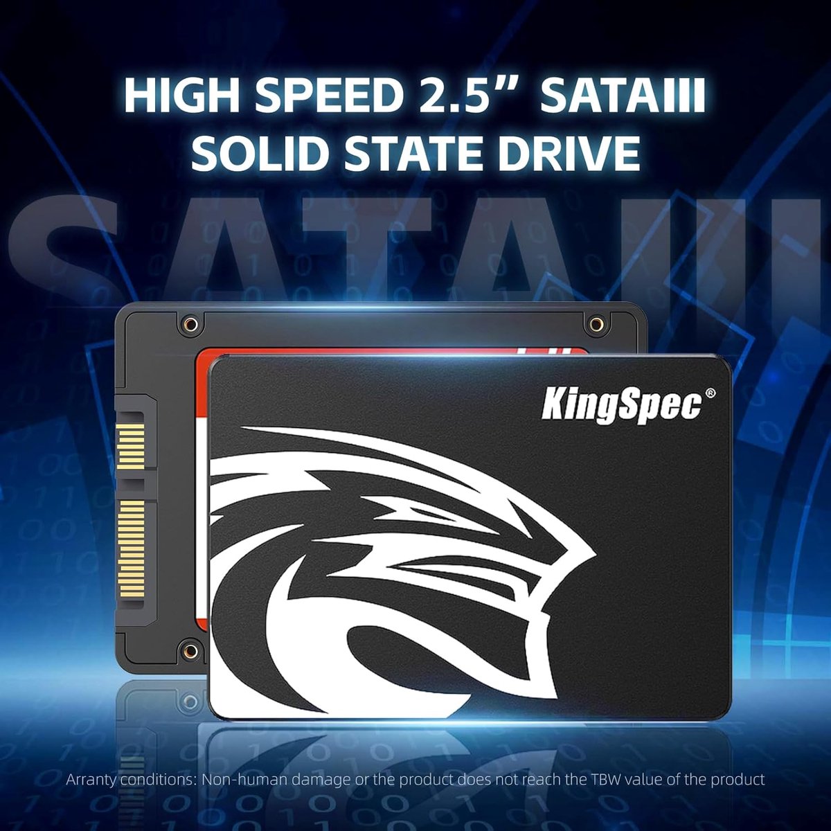 Interne SSD Schijf - Solid State Drive - Snellere Opslag - Hoge Betrouwbaarheid - 1 TB - Zwart
