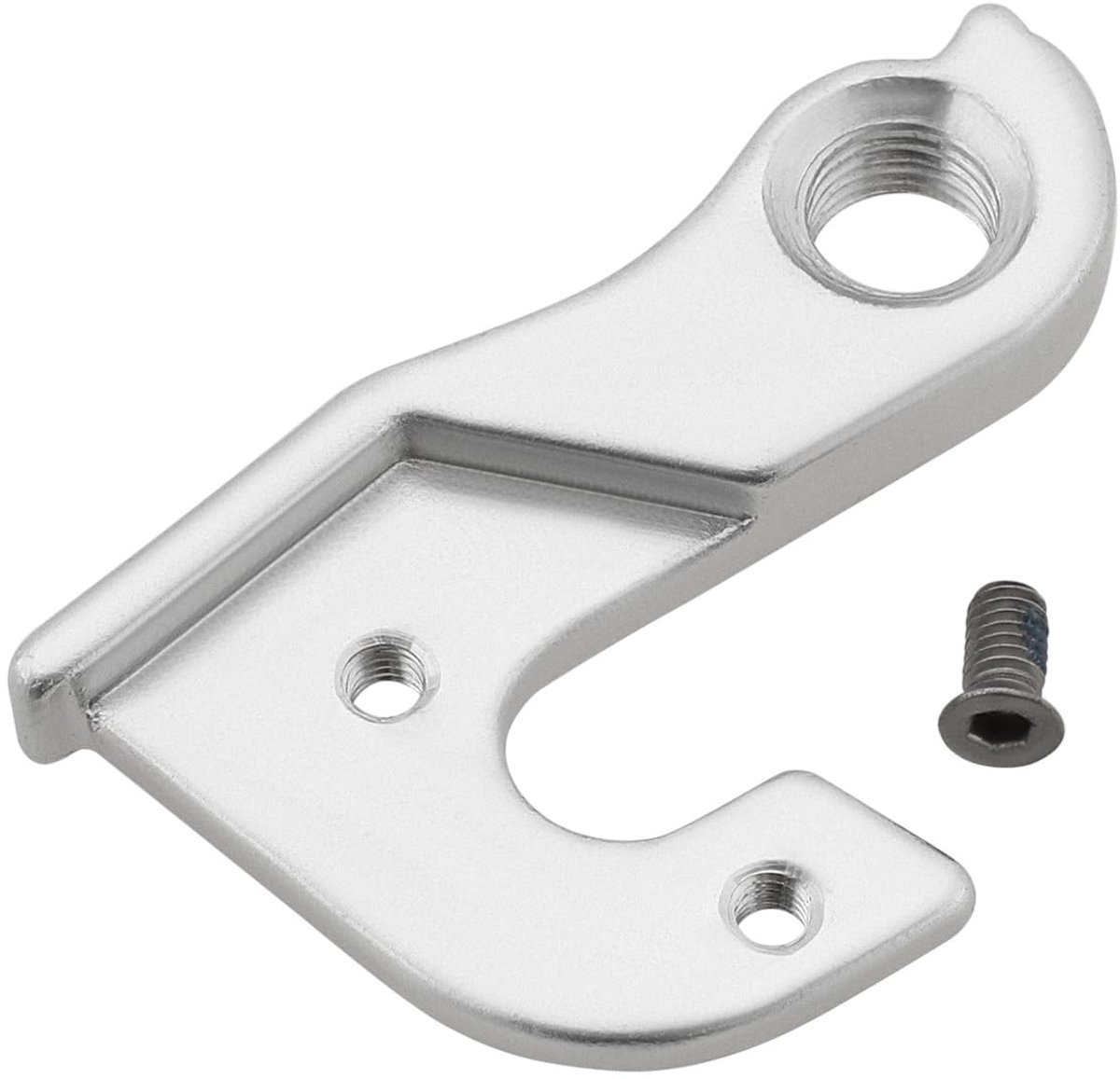 Dailygoods- Derailleurhanger Aluminiumlegering - Compatibel met Voodoo Bizango 2019 - 60 x 38 mm - 15 g - Inclusief 2x Schroeven - Fietsderailleur