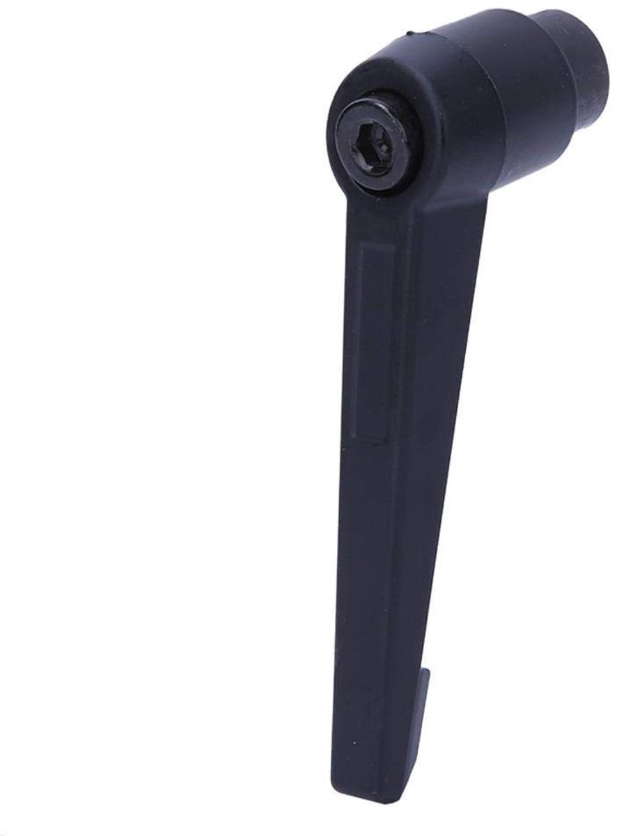 Dailygoods- Verstelbare Klemmen - 4 Stuks - Roestvrij Staal - Handgrepen - Zwart - Handvat Lengte 50mm