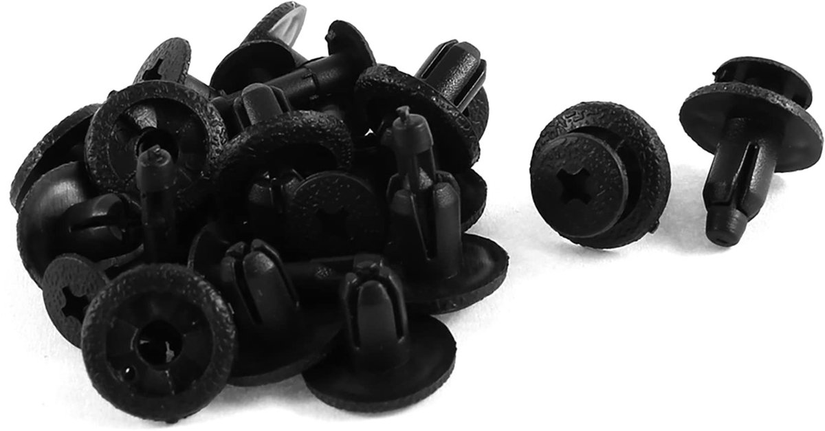Dailygoods- Bumper Clips Set van 15 - Plastic Bevestigingsclips - Corrosiebestendig - Duurzaam - Voor Auto/Motor/Vrachtwagen - Eenvoudig te Installeren - Autoklip