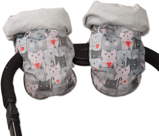 Baby Voetenzak - Kinderwagen Dek - Warmte Tijdens Reis - Waterafstotend Fleece - 105 x 52 cm - Kittens — afbeelding 2
