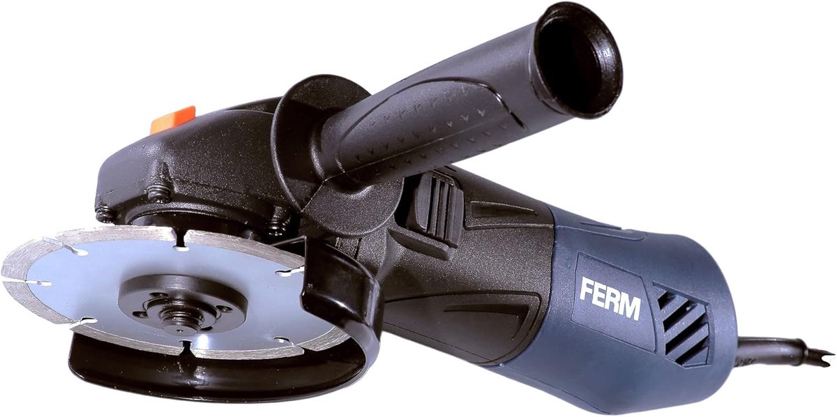 Haakse Slijpmachine - Metaalbewerking - Metaal Slijpen - Elektronische Soft Start - 125mm - Donkerblauw