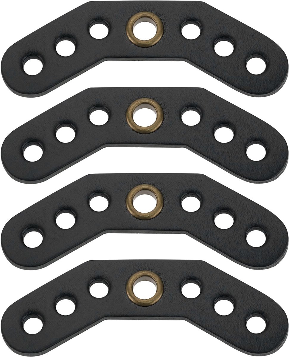 Dailygoods- Boog Sling - 4Pcs - Leer - Metalen Grommet - Beugel - Geschikt voor Compound Boog - Makkelijk te Installeren - Boogaccessoire