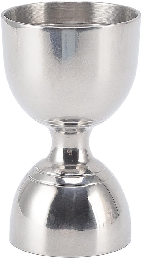 Foto: Dailygoods jigger 30 60ml cocktail jigger roestvrij staal brede opening alcohol meetinstrument duurzaam ontwerp cocktailmaatbeker