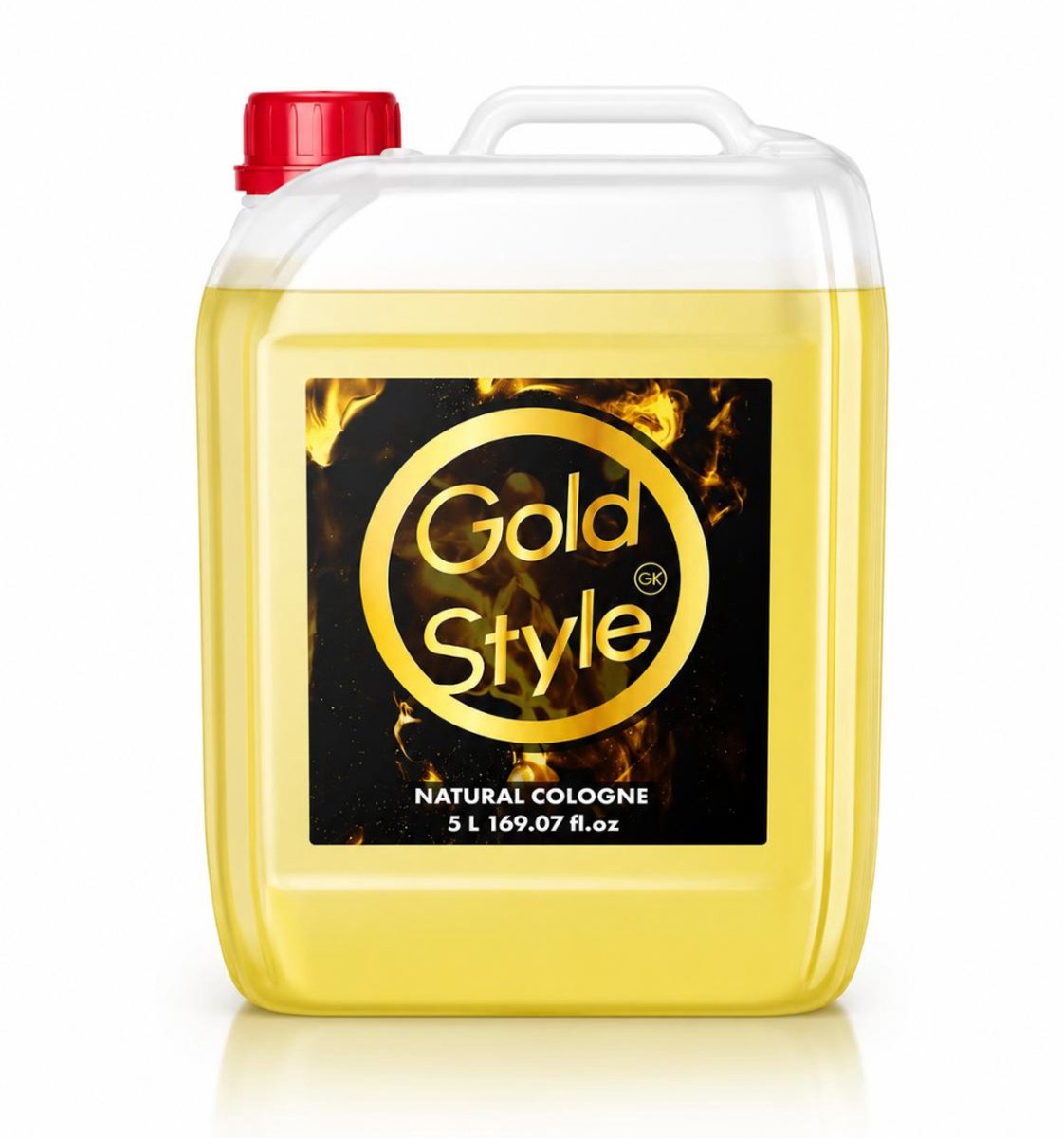 Gold Style Aftershave Cologne 5 Liter – Professionele Barber Aftershave – Frisse Langdurige Geur – Grootverpakking