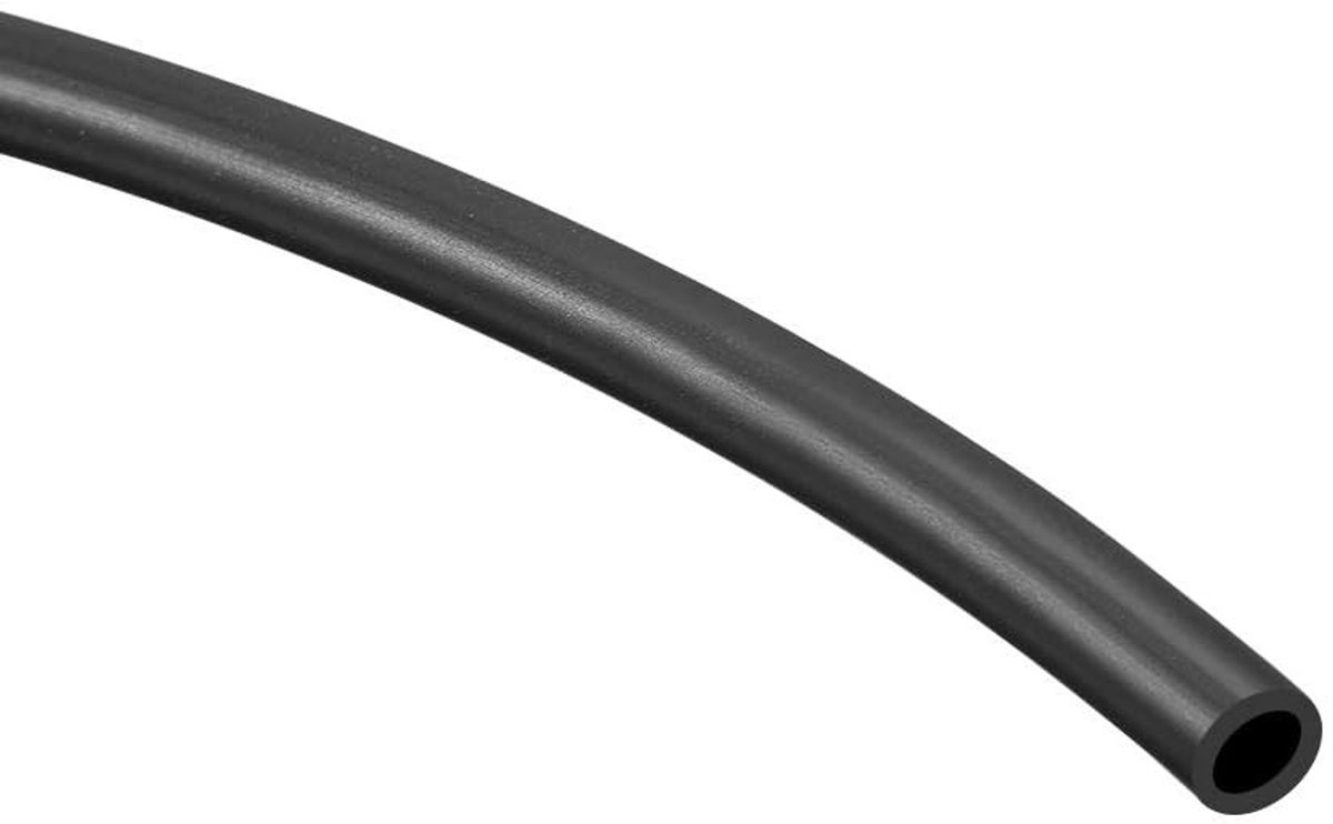 Dailygoods- Waterslang 1 meter - Rubber Slang - Smeerolie Slangen 3mm/5mm - Zwart - Flexibel - Duurzaam