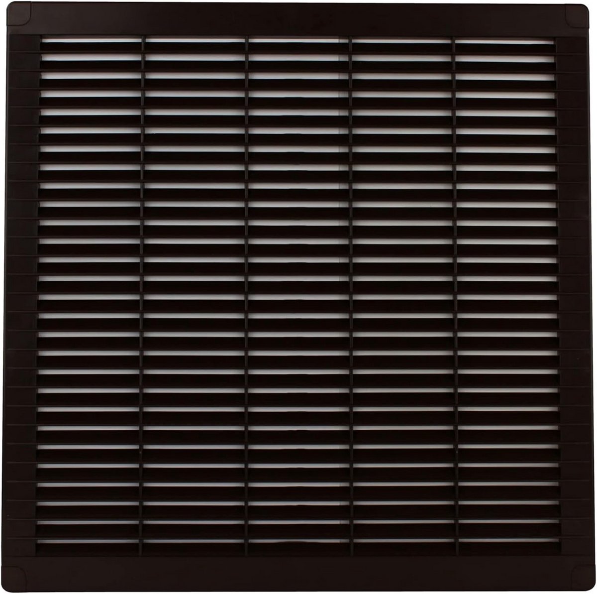 Ventilatierooster - Afvoer rooster - Ruimte ventileren - Verzonken montage - 300 x 300 mm - Bruin