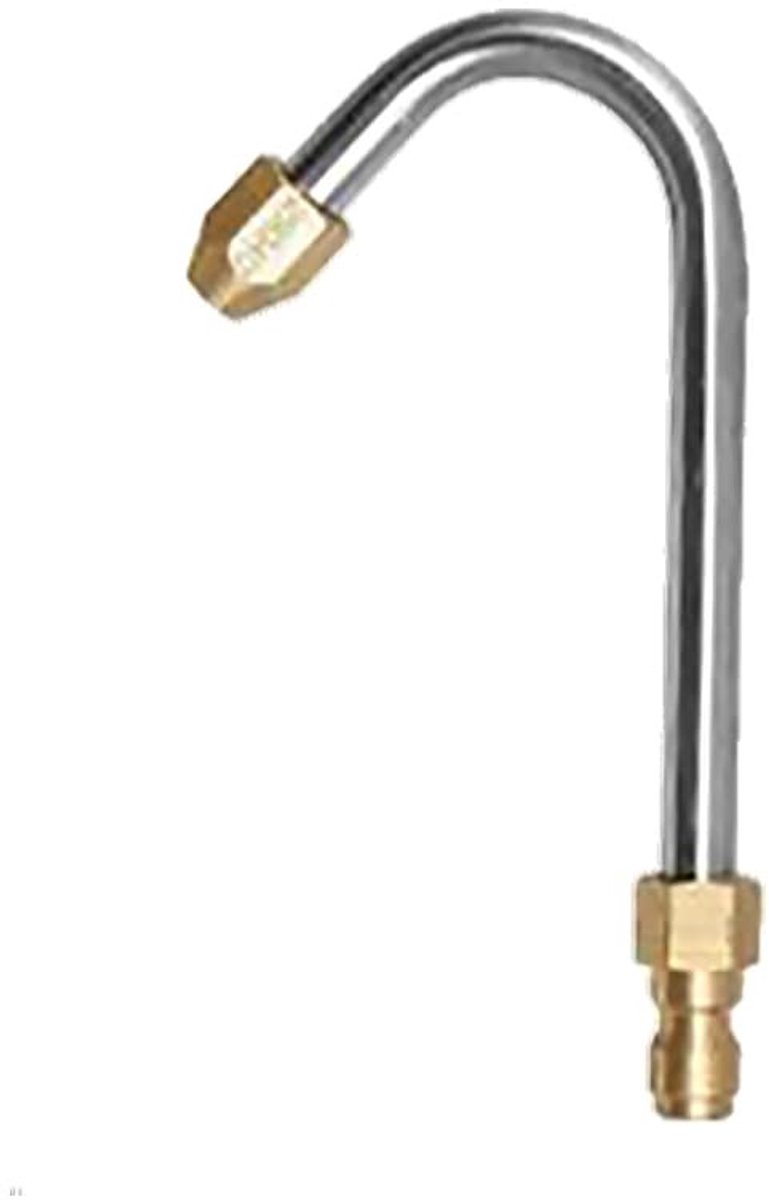 Dailygoods- Goot Cleaner Hoog Rendement - Hogedrukreiniger Accessoire - Roestvrij Staal - U-vormige Gebogen Staaf - Eenvoudig te Installeren - 140mm