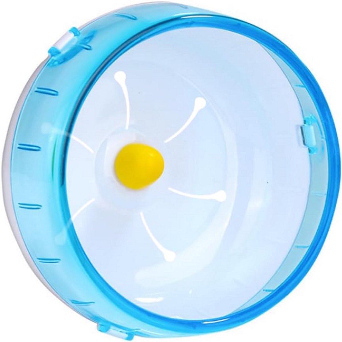 Loopfiets Hamster - Oefenwiel Kleine Dieren - Dieren Beweging - Stil Ontwerp - 13 cm Diameter - Blauw