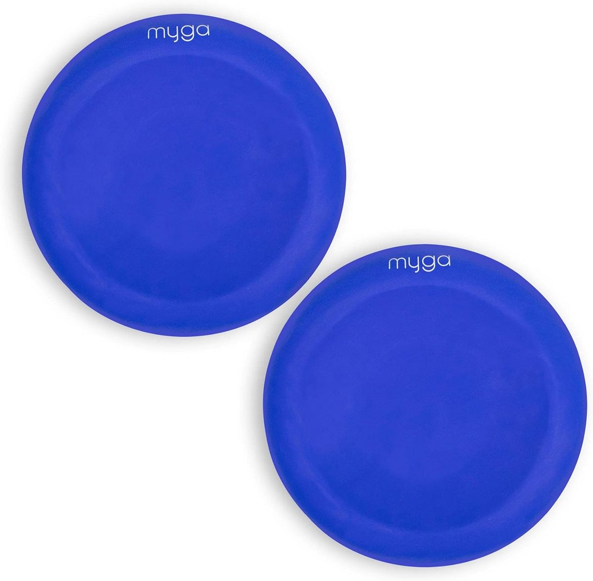 Yoga Steun Pads - Kniebeschermers - Comfortabele Oefening - Antislip Siliconen - 15x15cm Paar - Blauw
