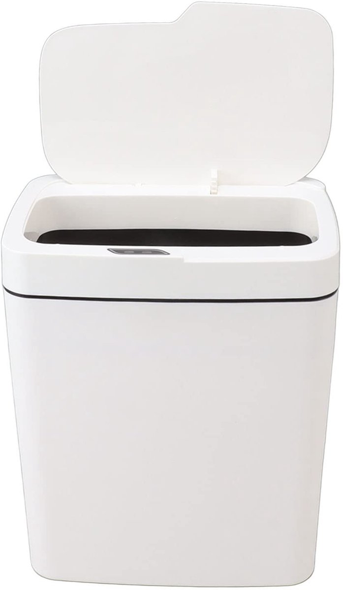 Dailygoods- Prullenbak 18 Liter - Automatische Prullenbak - Vuilnisbak met Sensor - Hygiënische Afvalverwerking - Geschikt voor Badkamer/Kantoor - Lichtgewicht PP Materiaal