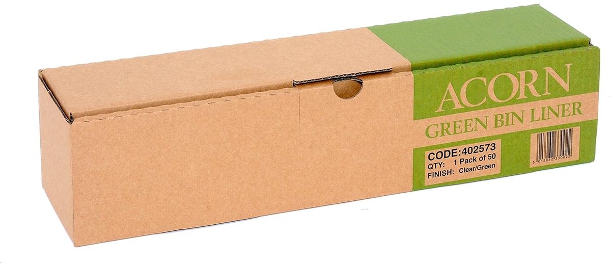 Vuilniszakken - Afvalzakken Prullenbak - Afval Scheiden - Duurzame Gerecyclede Zakken - 50 stuks - Groen