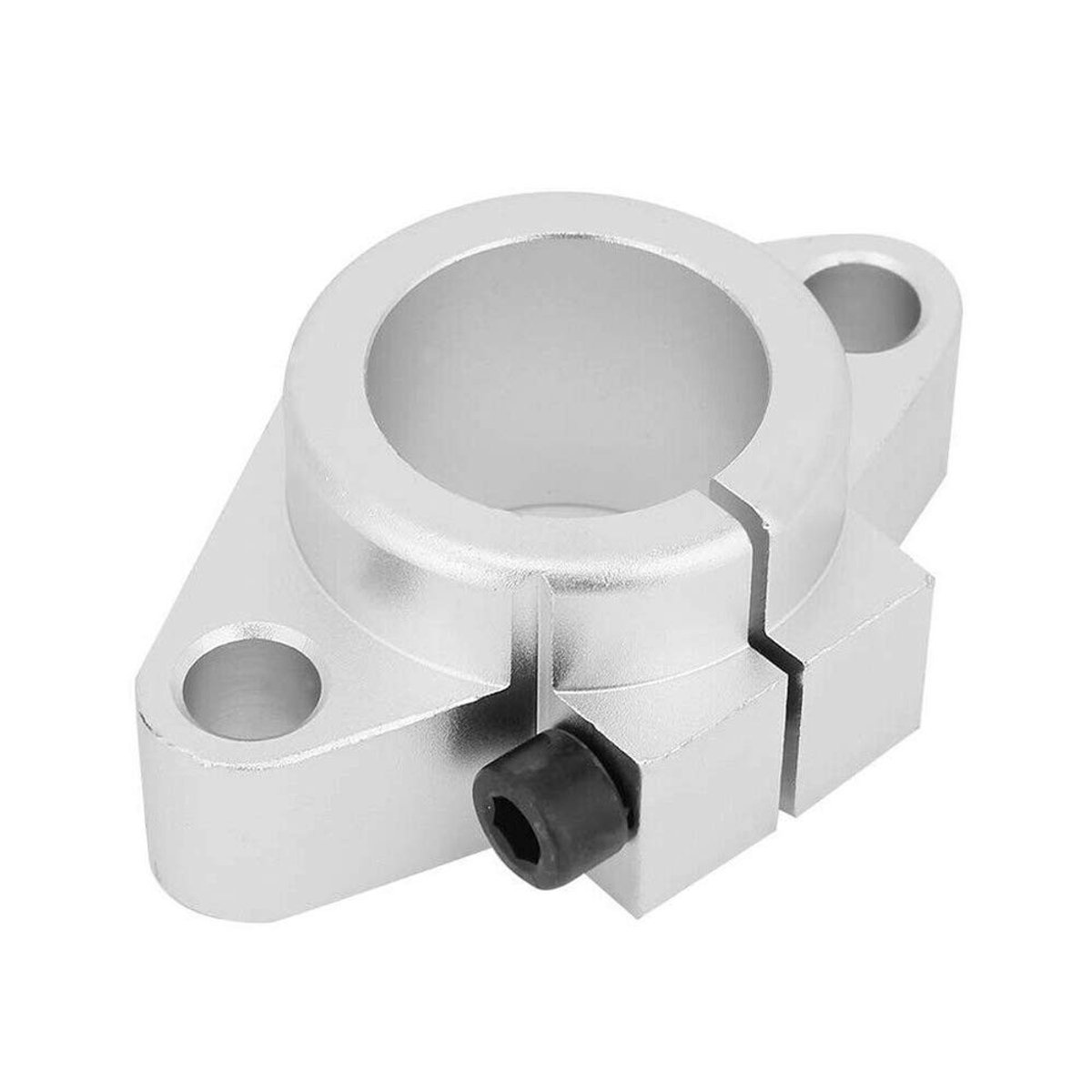 Dailygoods- Lineaire Rail - Aluminium Legering - Lineaire As Steun - Schokbestendig - Roest- en Zuurvast - Eenvoudig te Installeren - 11 x Steunhouder - Assteun